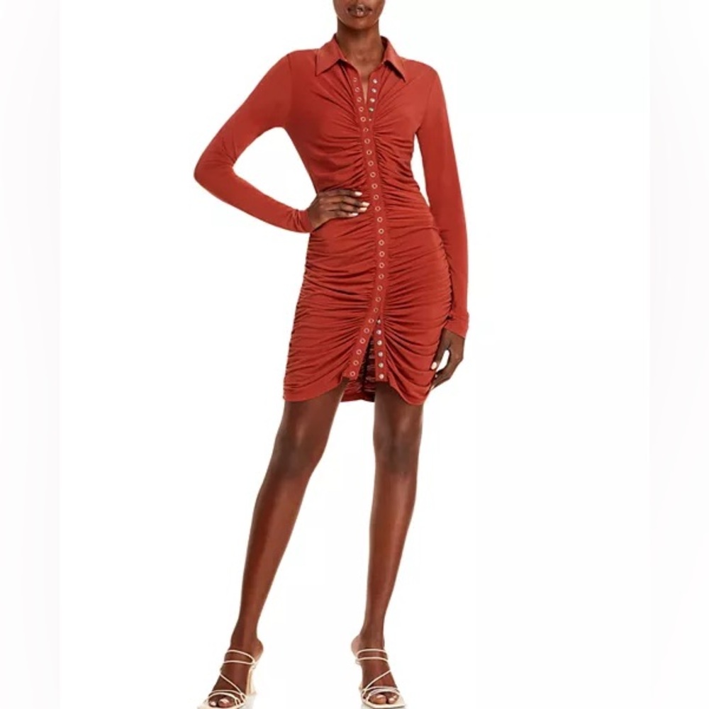 ALC Larsen Ruched Dress - Size XS - Picture 5 of 16